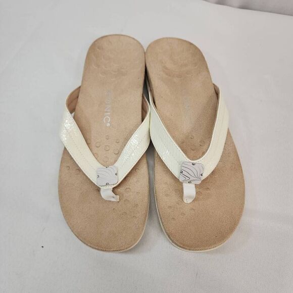 Vionic Size 11 Avena Women's Arch Supportive Flip Flop Orthotic Sandal New - Picture 9 of 10